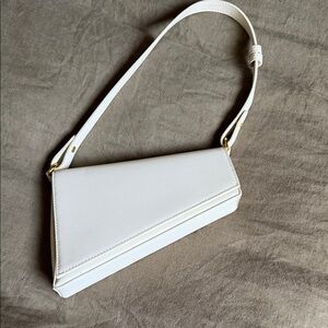 Chic White Women's Shoulder Bag